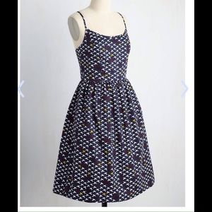ModCloth, The Neighborly Way A-Line Dress