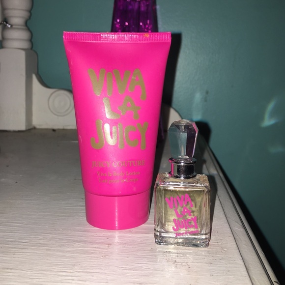 Viva La Juicy Lotion and Sample Perfume