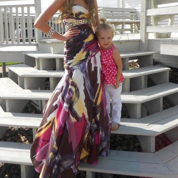 Tony bowls mermaid prom dress