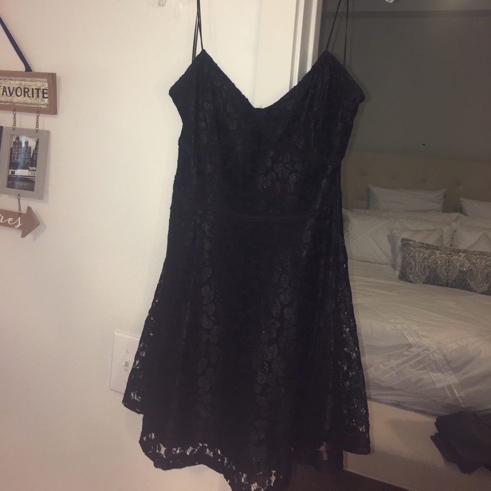 Lacy black dress