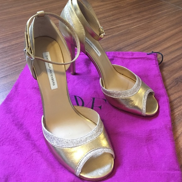 DVF Valentina Peep Toe Heels