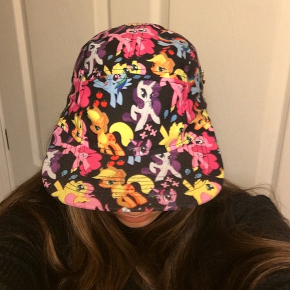 🌸 My Little Pony Hat 🦄 RARE  💓 5 Panel 🖐🏼