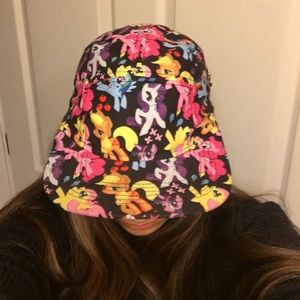 🌸 My Little Pony Hat 🦄 RARE  💓 5 Panel 🖐🏼