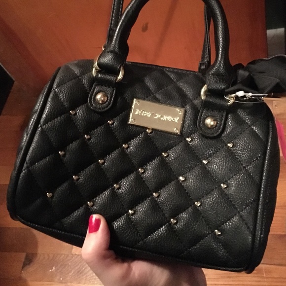 Betsey Johnson Black and Gold purse/crossbody