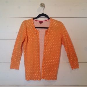 *Target* Orange Polka Dot Cardigan