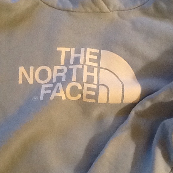 North Face light blue sweatshirt women's large - Picture 2 of 3
