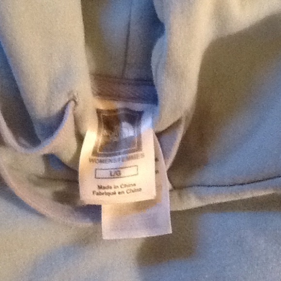 North Face light blue sweatshirt women's large - Picture 3 of 3