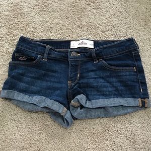 Hollister Dark Wash Jean Shorts