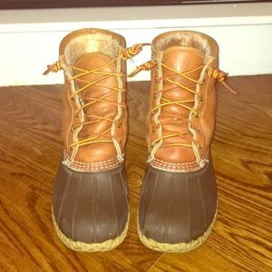LL Bean Boots - Shearling Lined