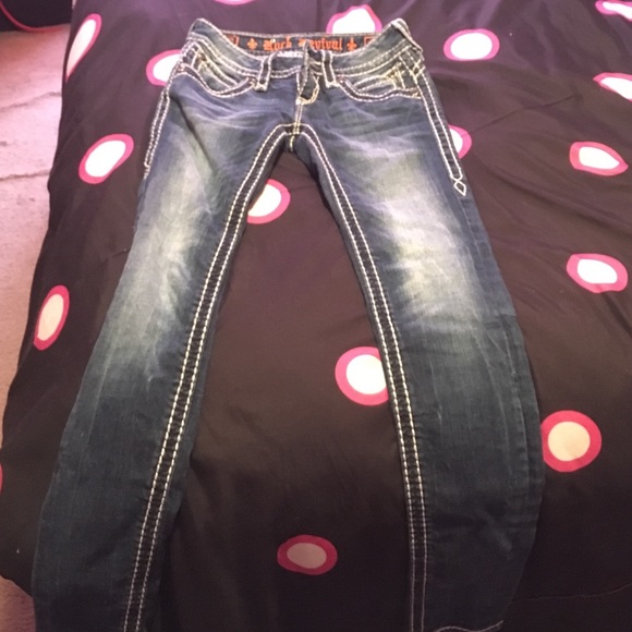 Rock Revival Scarlet Skinny Jeans