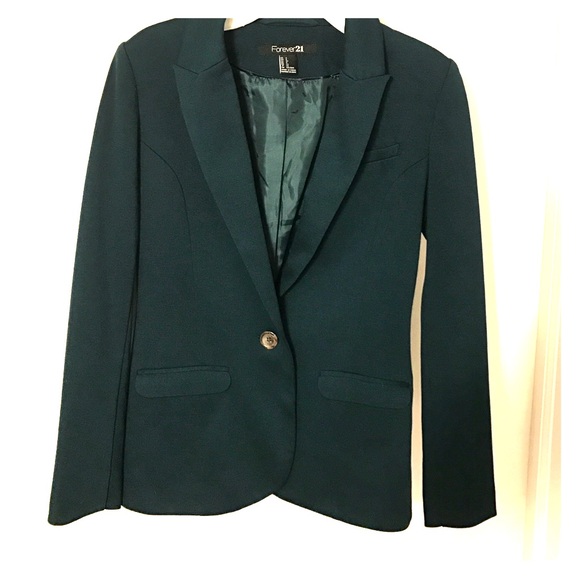 Forever 21 Teal Blazer Size 2