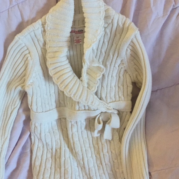 Cream colored cardigan