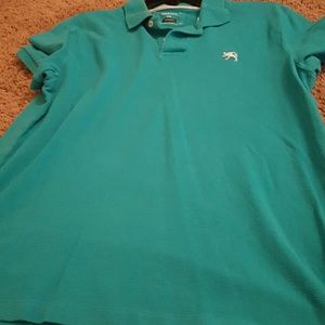 EXPRESS SHORT-SLEEVE POLO  [TEAL]