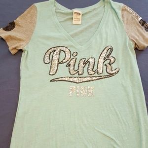 Pink V Neck
