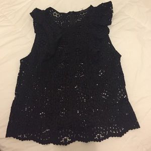 Black lace top