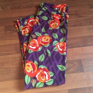 Lularoe TC floral leggings