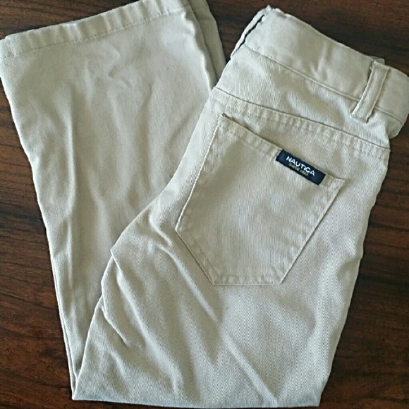 Toddler Boys Nautica Khaki Pants size 4T NEW