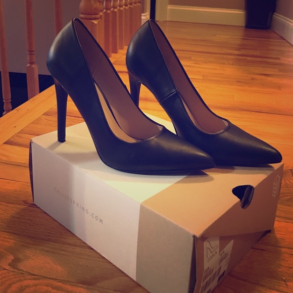 Black Closed Toe Heels