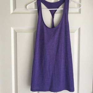 Purple workout tank