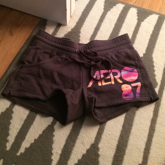 Grey Cotton shorts