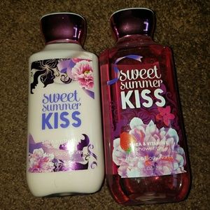 Sweet summer kiss body wash & lotion