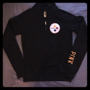 Victoria's Secret Pink Steelers zip-up