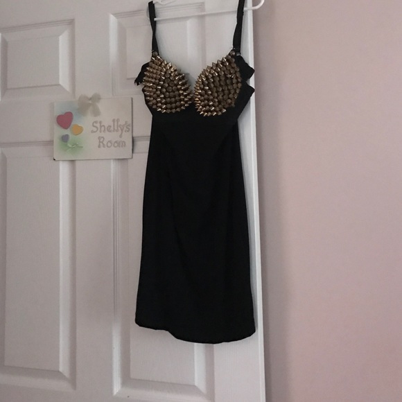 Black studded Arden B dress