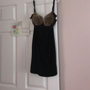 Black studded Arden B dress