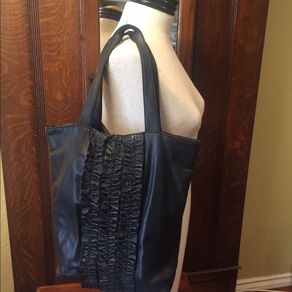 Paige Novick Black soft leather purse