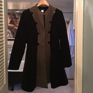 New Black and Olive Tulip Winter Coat