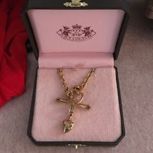 Juicy couture gold necklace