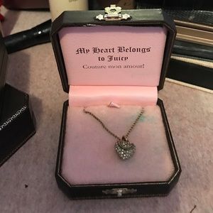 Juicy Couture heart necklace
