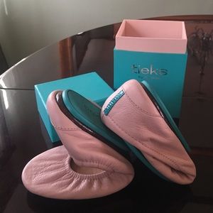 TIEKS BALLERINA PINK BALLET FLATS