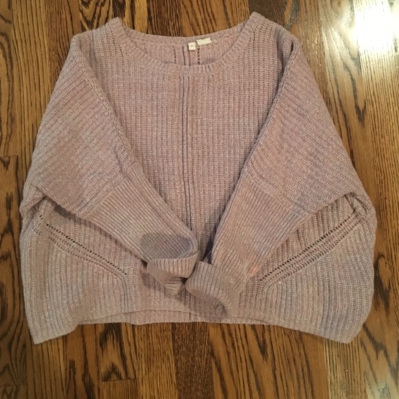 Lilac Anthropologie sweater