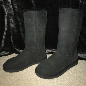 Black Tall Uggs Size 7