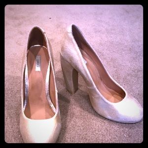 Gold box heels