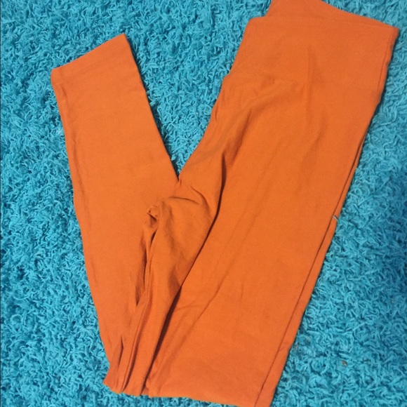 LulaRoe Burnt Orange Leggings