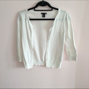 H&M white cardigan