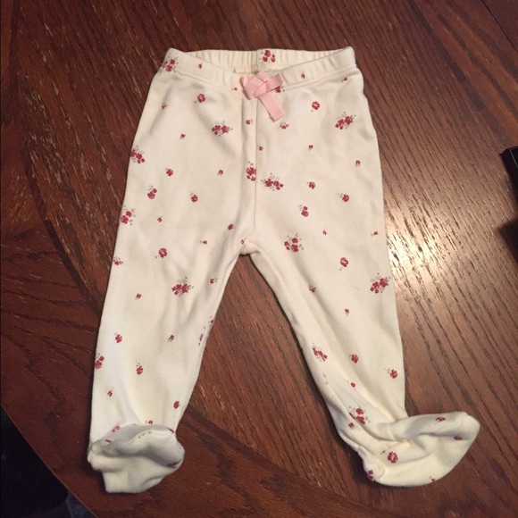 BNWT BABYGap 3-6 month girl's footed pants