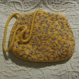 Inge Chistopher Beaded Evening Shoulder Bag Purse