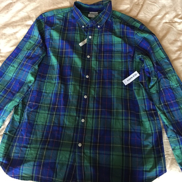Men's plaid shirt XL NWT