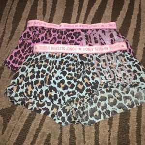 XS Victoria Secret pajama shorts set.