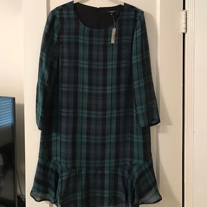 Madewell black swatch dress, nwt sz 6, reposh!