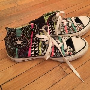 Converse Printed High Top Sneakers