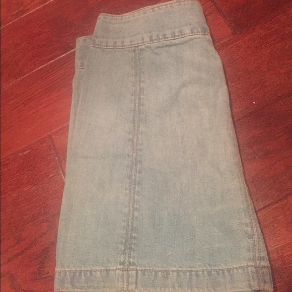Free people blue jean skirt - Picture 3 of 3