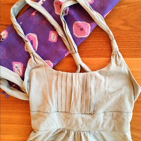 NWT AEO Knit Jersey grey slip on sun dress - Picture 2 of 3