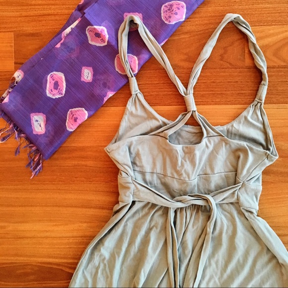 NWT AEO Knit Jersey grey slip on sun dress - Picture 3 of 3