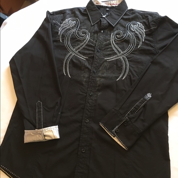 Men's Roar long sleeve shirt black