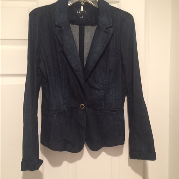 Denim blazer