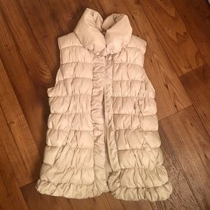 Cream Puffy Vest